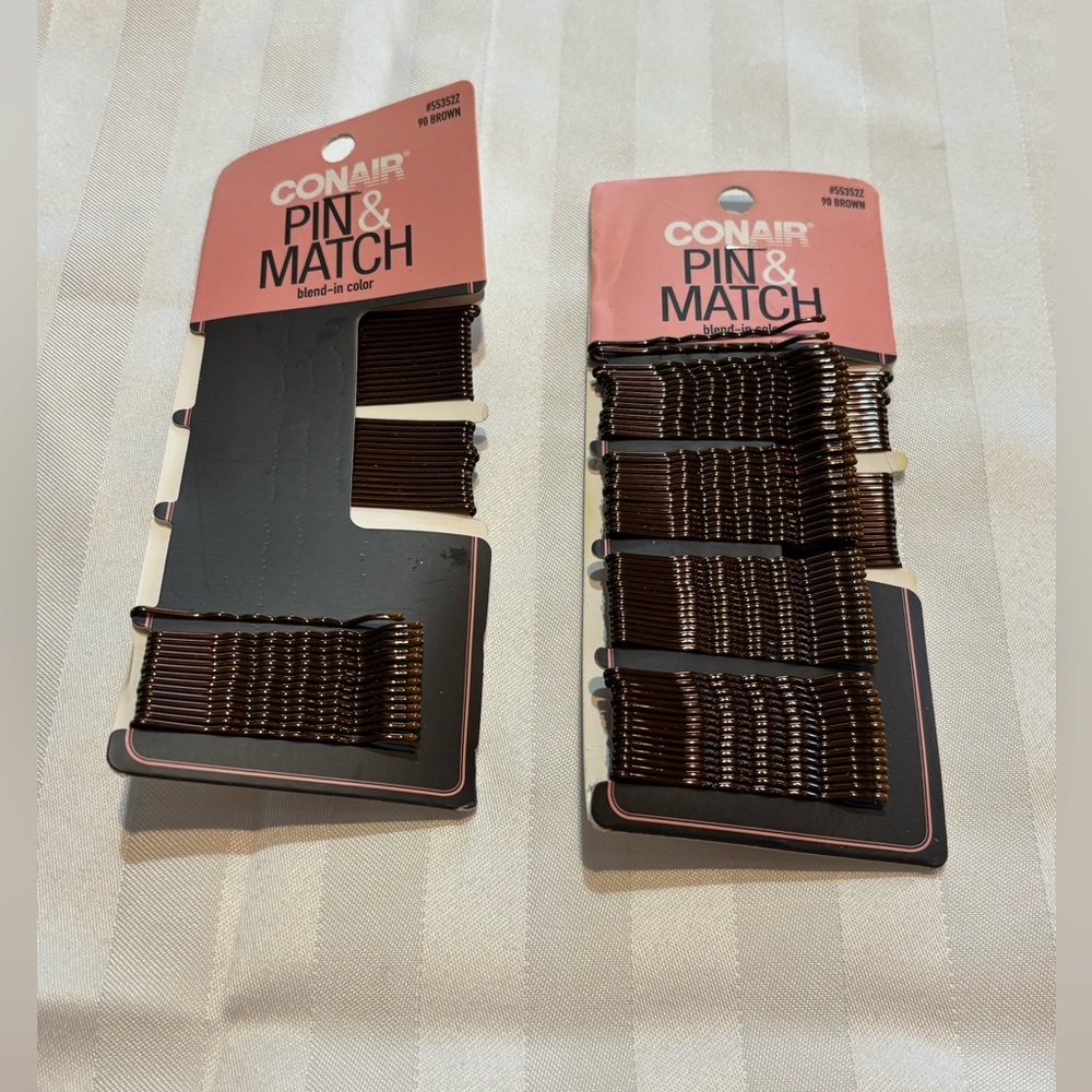 Conair Pin & Match blend-in color Hairpins (2-Pack) [Good Condition]